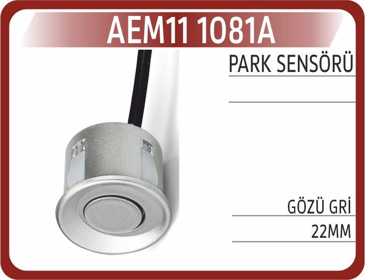 PARK SENSÖRÜ GÖZÜ GRİ 22MM — AEM