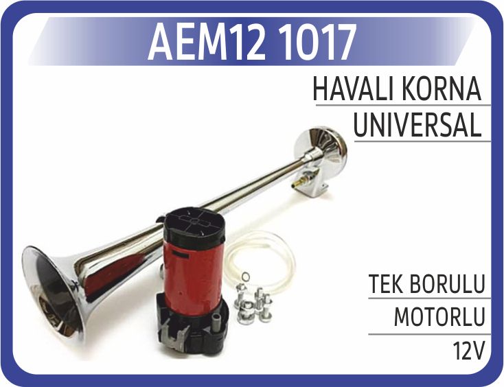 HAVALI KORNA TEK BORULU MOTORLU 12V — AEM