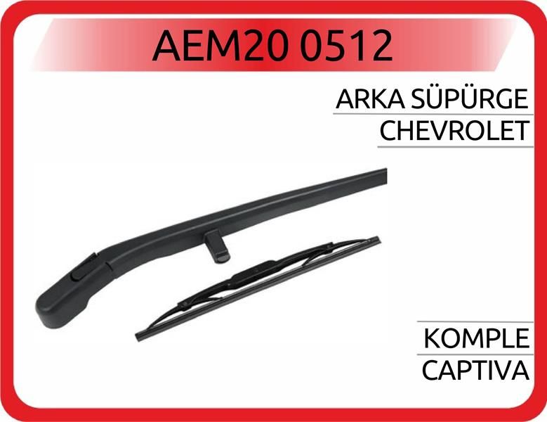 ARKA SİLECEK KOLU SÜPÜRGESİ KOMPLE OPEL ANTARA-CHEVROLET CAPTİVA 06> — AEM