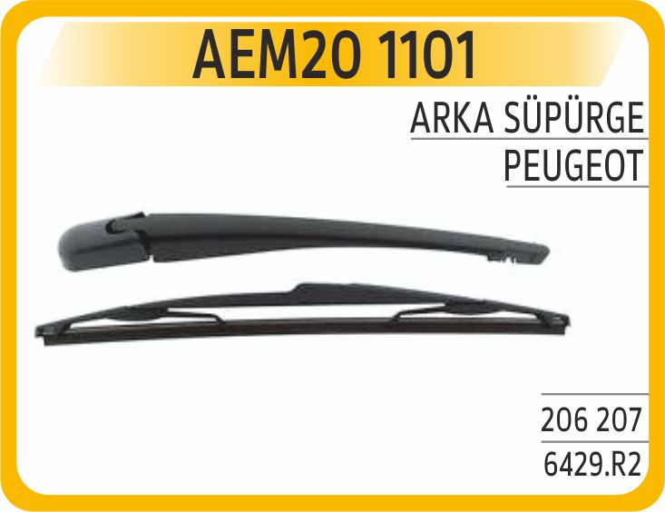ARKA SİLECEK SÜPÜRGE PEUGEOT P206-P207 — AEM