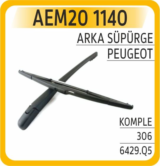 ARKA SİLECEK KOLU SÜPÜRGESİ KOMPLE PEUGEOT P306-CITROEN XP 93> — AEM