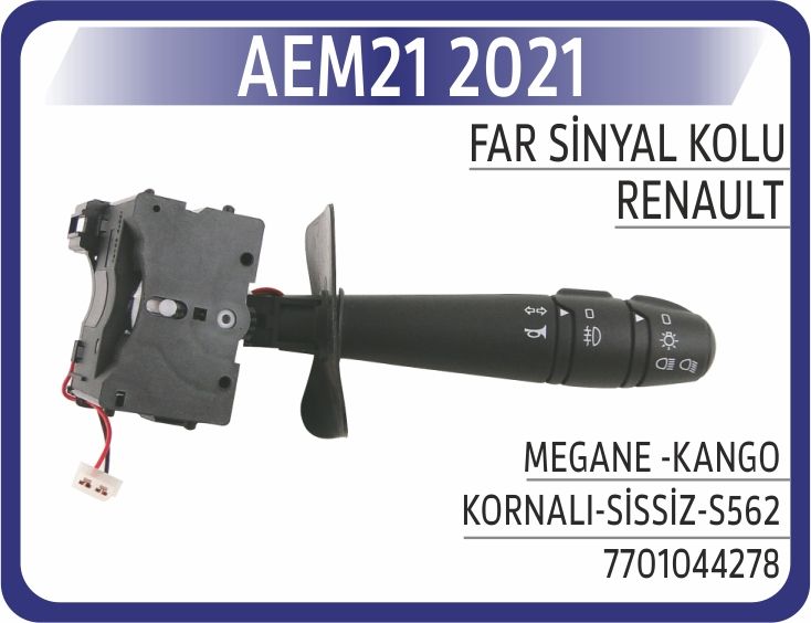 FAR SİNYAL KOLU MEGANE -KANGO KORNALI-SİSSİZ-S562 — AEM