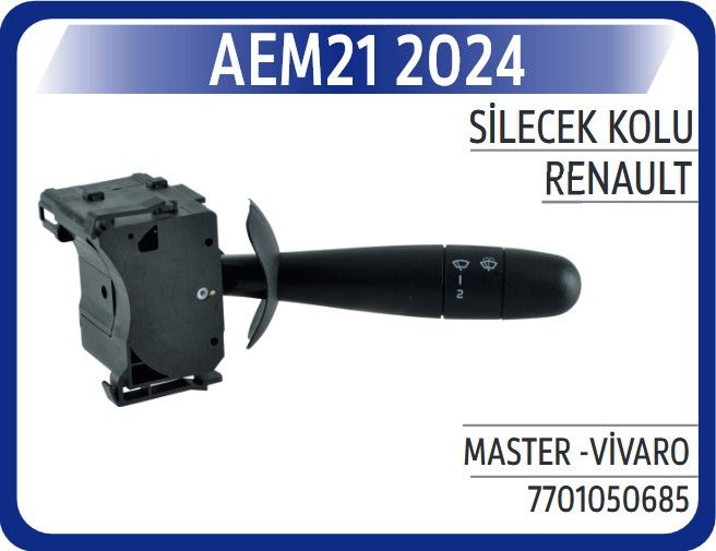 SİLECEK KUMANDA KOLU RENAULT MASTER II 01> TRAFIC II 06> VIVARO 06> MOVANO 01> — AEM