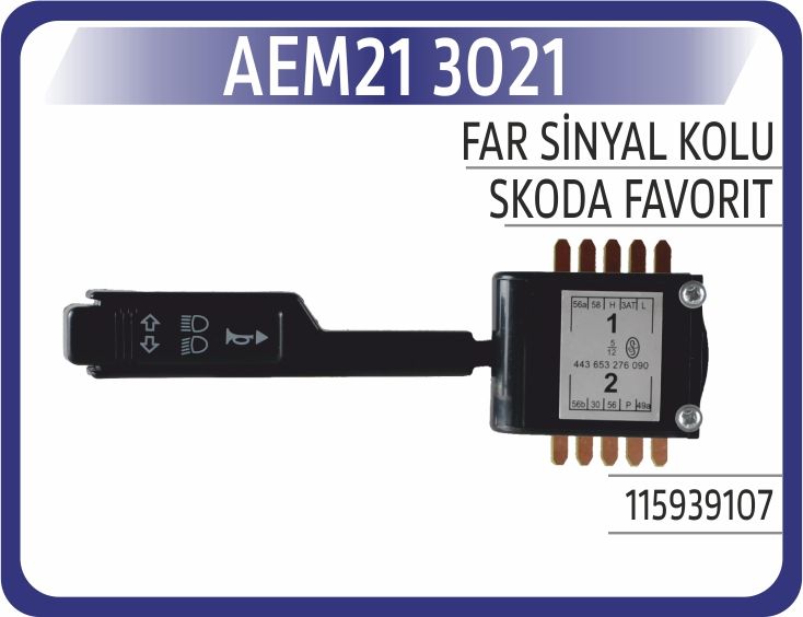 FAR SINYAL KOLU SKODA FAVORIT — AEM