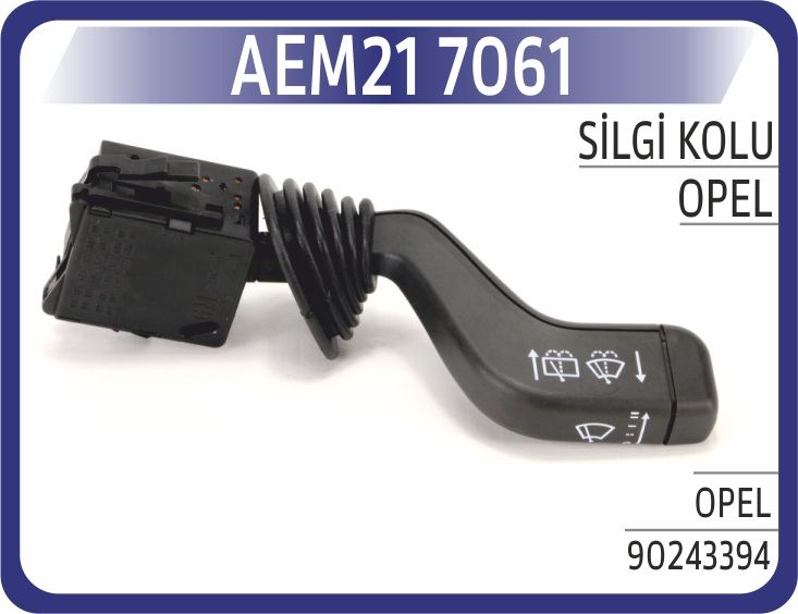 SİLECEK KUMANDA KOLU OPEL VECTRA-A-VECTRA-B-ASTRA-F-CORSA-B-ASTRA G ARKA CAM YIKAMA HARİÇ — AEM