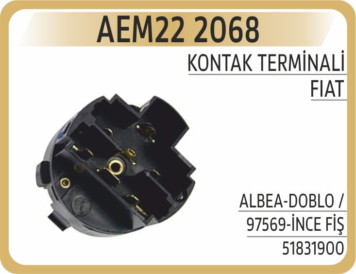 KONTAK TERMİNALİ ALBEA-DOBLO / 97569-İNCE FİŞ — AEM