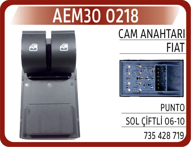 CAM ANAHTARI FIAT PUNTO SOL ÇİFTLİ 06-10 — AEM