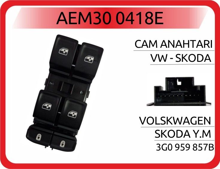 CAM ANAHTARI VW SKODA YENİ — AEM