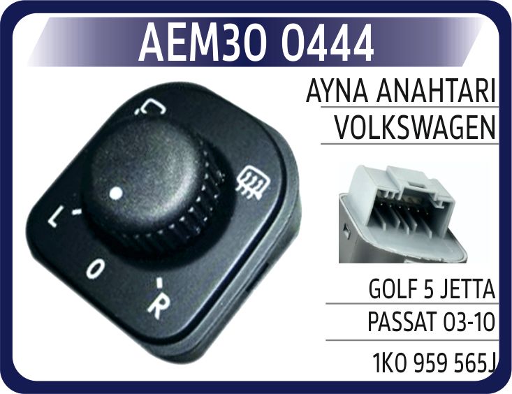 AYNA ANAHTARI VW GOLF 5 JETTA PASSAT 03-10 KATLANI — AEM