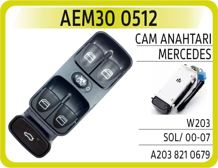 CAM ANAHTARI MERCEDES W203 SOL/ 00-07 — AEM