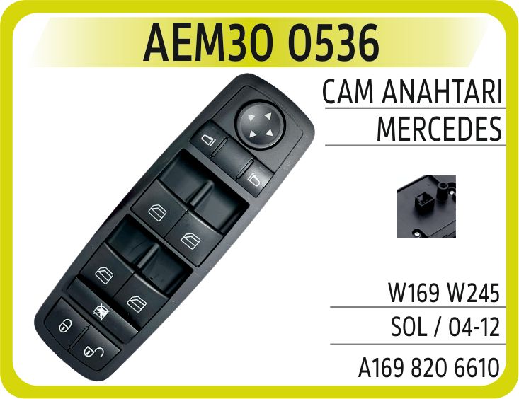 CAM ANAHTARI MERCEDES W169 W245 SOL / 04-12 — AEM