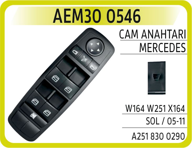 CAM ANAHTARI MERCEDES W164 W251 X164 SOL / 05-11 — AEM