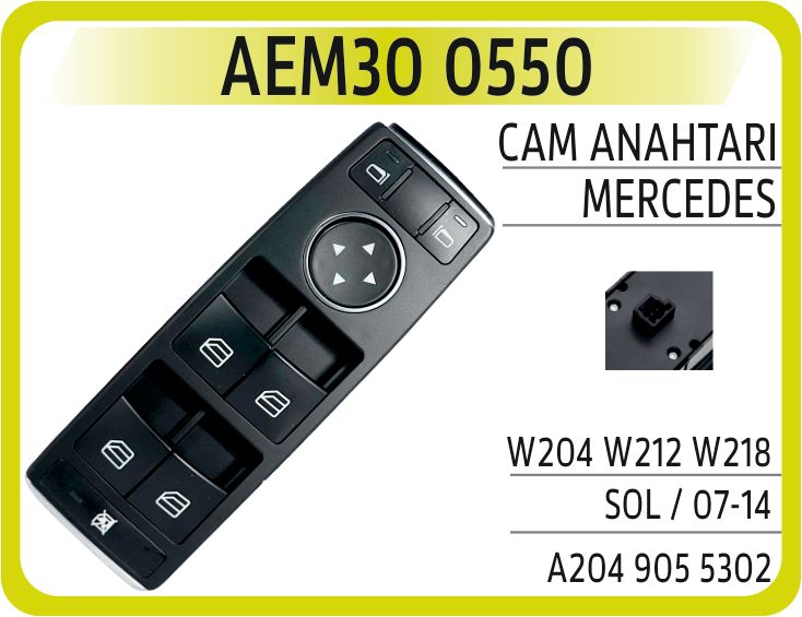 CAM ANAHTARI MERCEDES W204 W212 W218 SOL / 07-14 — AEM