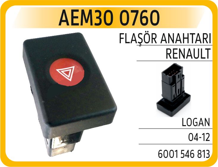 FLAŞÖR ANAHTARI RENAULT LOGAN 04-12 — AEM
