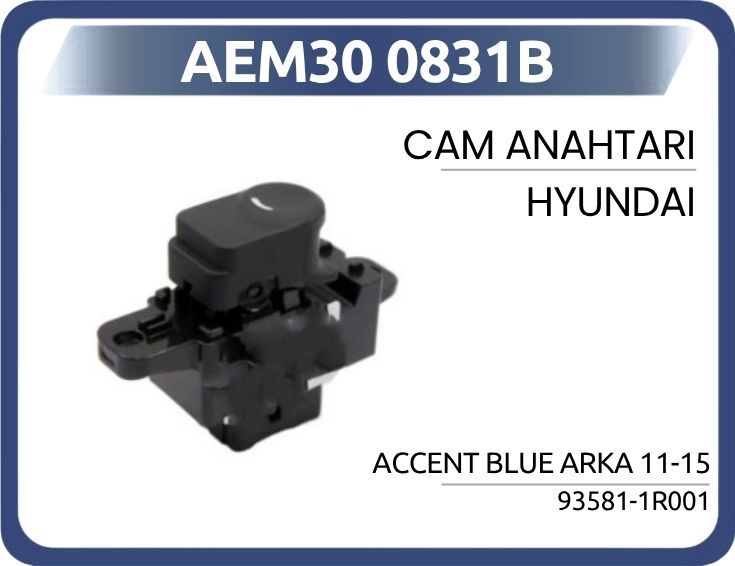 CAM ANAHTARI HYUNDAI ACCENT BLUE ARKA 11-15 — AEM
