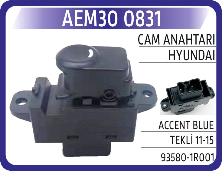 CAM ANAHTARI HYUNDAI ACCENT BLUE SAĞ 11-15 — AEM