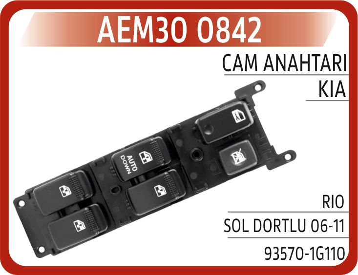 CAM ANAHTARI KIA RIO SOL DORTLU 06-11 — AEM