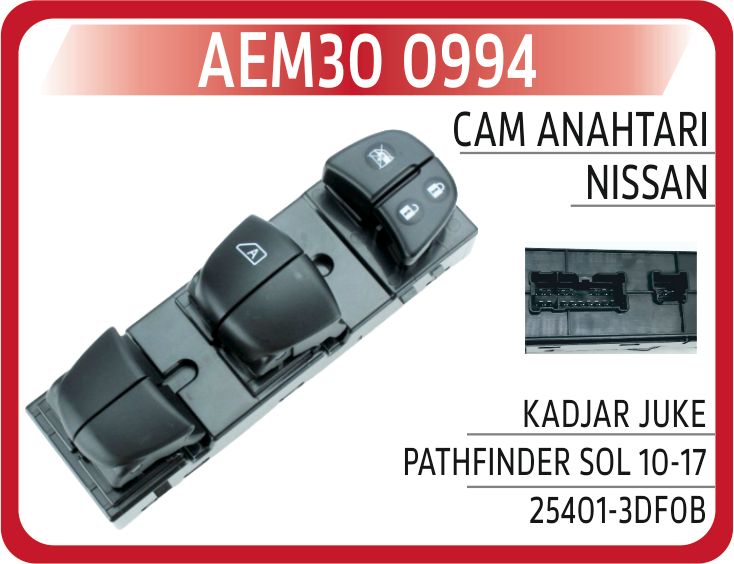 CAM ANAHTARI NISSAN KADJAR JUKE PATHFINDER SOL 10- — AEM