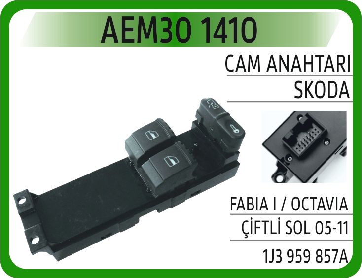 CAM ANAHTARI SKODA FABIA I / OCTAVIA ÇİFTLİ SOL 05 — AEM