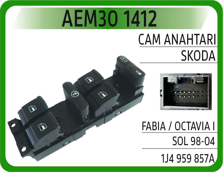 CAM ANAHTARI SKODA FABIA / OCTAVIA I SOL 98-04 — AEM