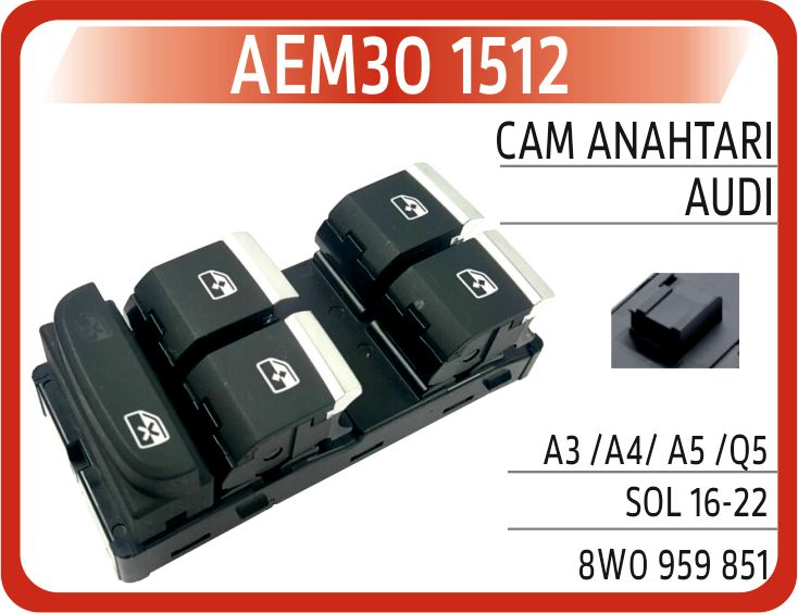 CAM ANAHTARI AUDI A3 /A4/ A5 /Q5 SOL 16-22 — AEM