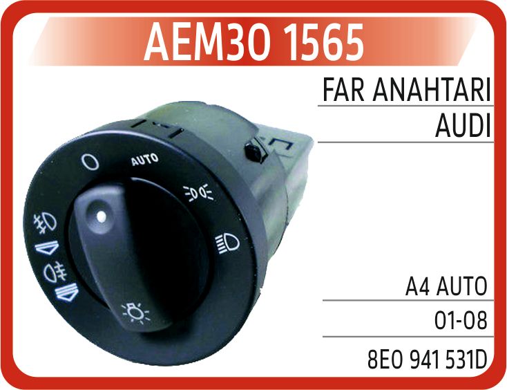 FAR ANAHTARI AUDI A4 AUTO 01-08 — AEM