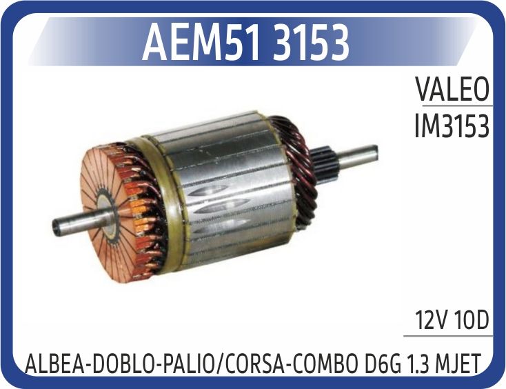 MARS KOLLEKTORU IM3153 ALBEA-DOBLO-PALIO/CORSA-COMBO D6G — AEM