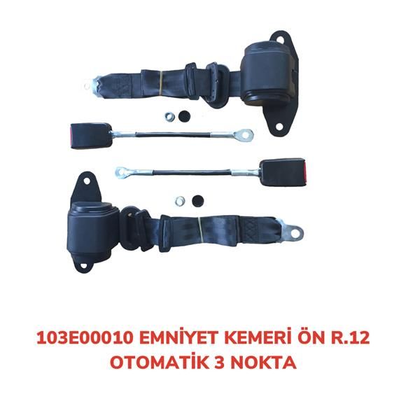 EMNİYET KEMERİ ÖN 3 NOKTA OTOMATİK R12 — AFT