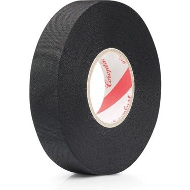 COROPLAST 8551 TÜYLÜ BEZ BANT SİYAH ALEV GECİKTİRİCİ ÖZELLİĞİNDE 19MMx15M 10 luk — AFT
