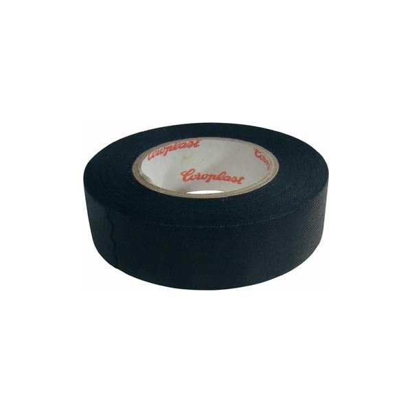 COROPLAST 839 TÜYSÜZ BEZ BANT SİYAH ALEV GECİKTİRİCİ ÖZELLİĞİNDE 19MMx15M 8 lik — AFT