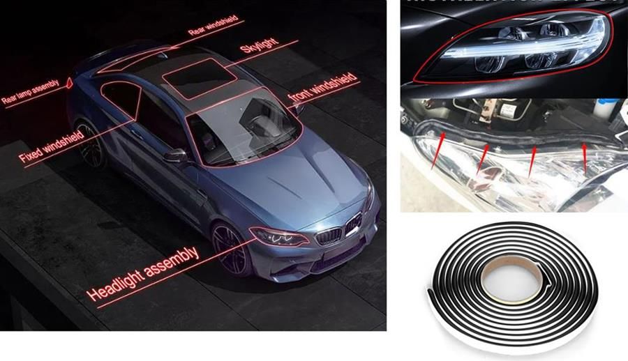 SIZDIRMAZLIK CONTASI FAR-STOP-CAM-KAPI VS. KAUÇUK ÜNİVERSAL TÜM ARAÇLAR 5 METRE — AFT