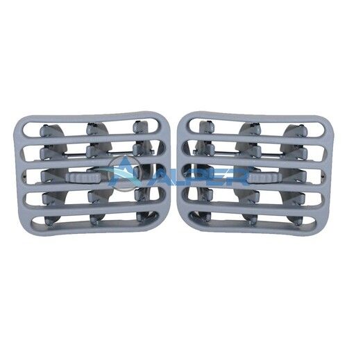 KALORİFER HAVALANDIRMA IZGARASI DİFÜZÖRÜ ORTA SAĞ-SOL SET GRİ — ALPER