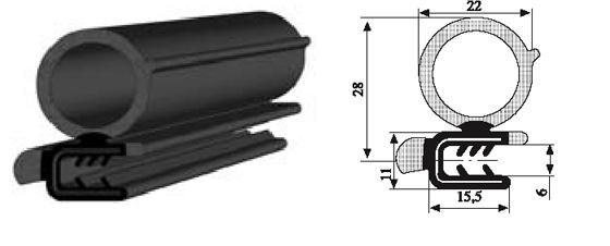 KAPI FİTİLİ METRE TEK TUBİNK-ETEKLİ 18 MM 50 MT — AUTOPARCT